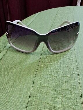 CHANEL Sunglasses, White/Cream Frames